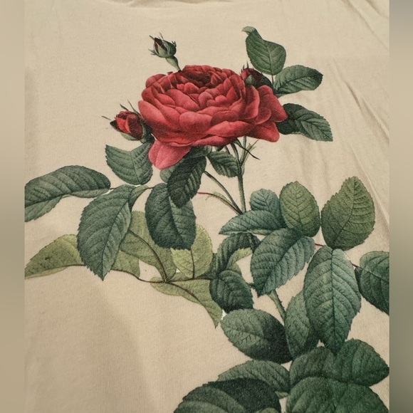 LIFE IS GOOD 100% cotton Rose Graphic Tee | Women’s Small - Picture 3 of 5